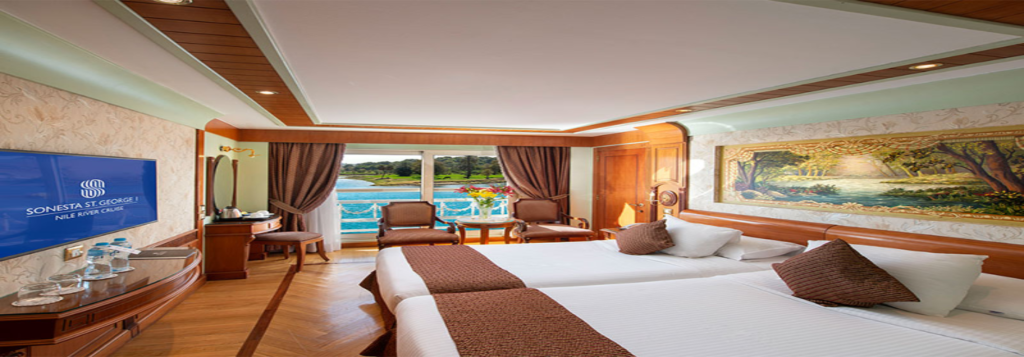 Sonesta St. George I Nile Cruise Ship Deluxe Cabin- Direct Nile Cruise Egypt