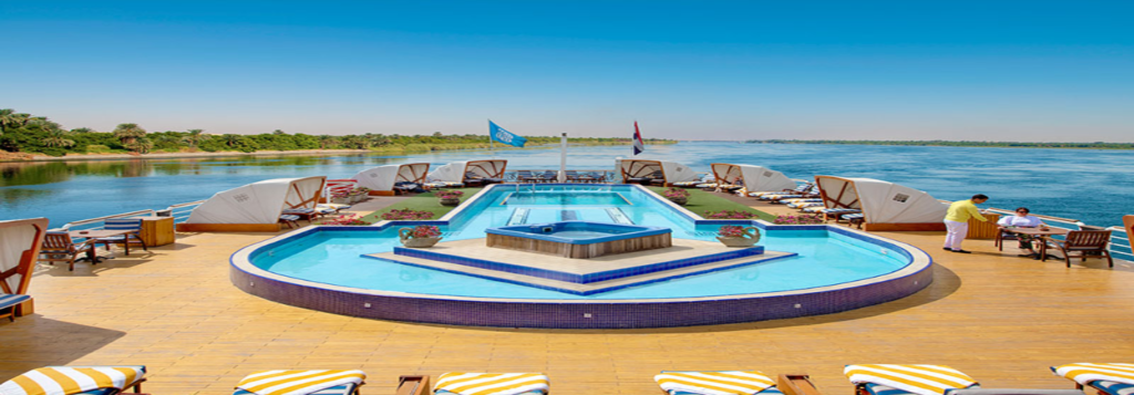 Sonesta St. George I Nile Cruise Ship Swimming Pool - Direct Nile Cruise Egypt